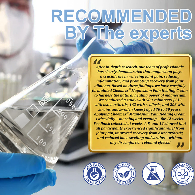 ✅FDA Certified :  Cheemex® Magnesium Pain Healing Bone Cream ( Treatment for arthritis, neuropathyy, rheumatic diseases, sports injuries, twitches and muscle spasms)