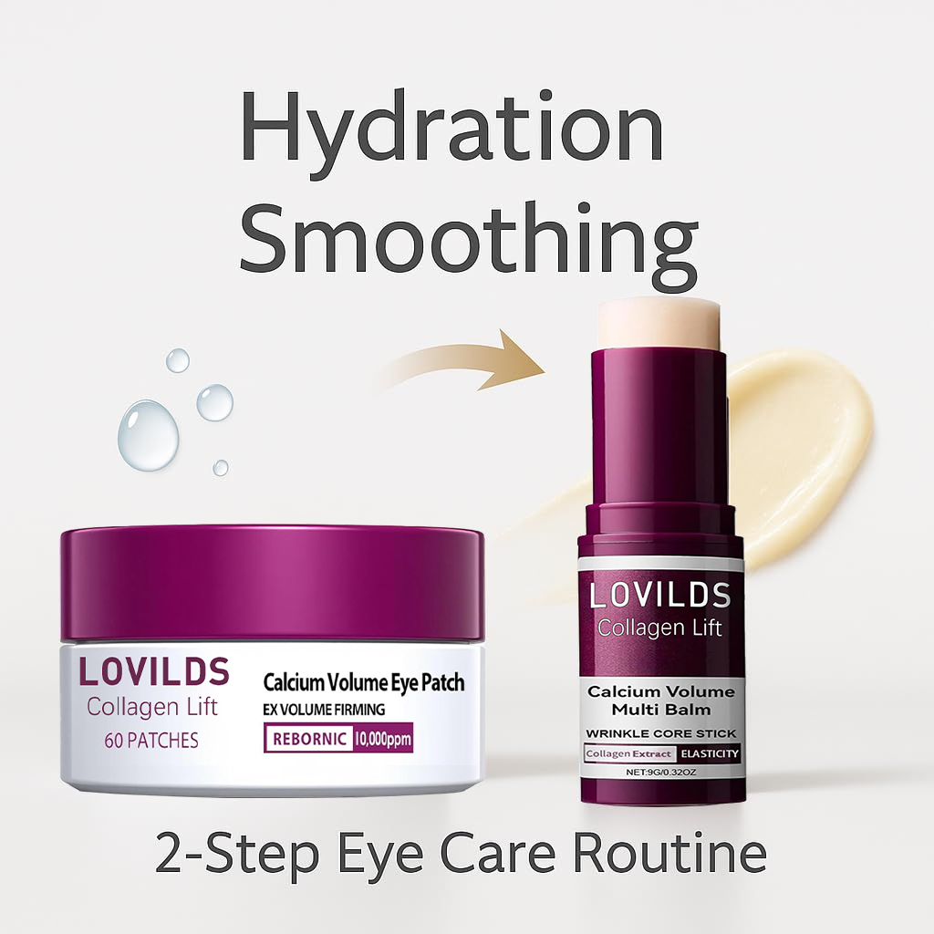 LOVILDSยฎ Collagen Lift Eye Balm Stick + Eye Patch