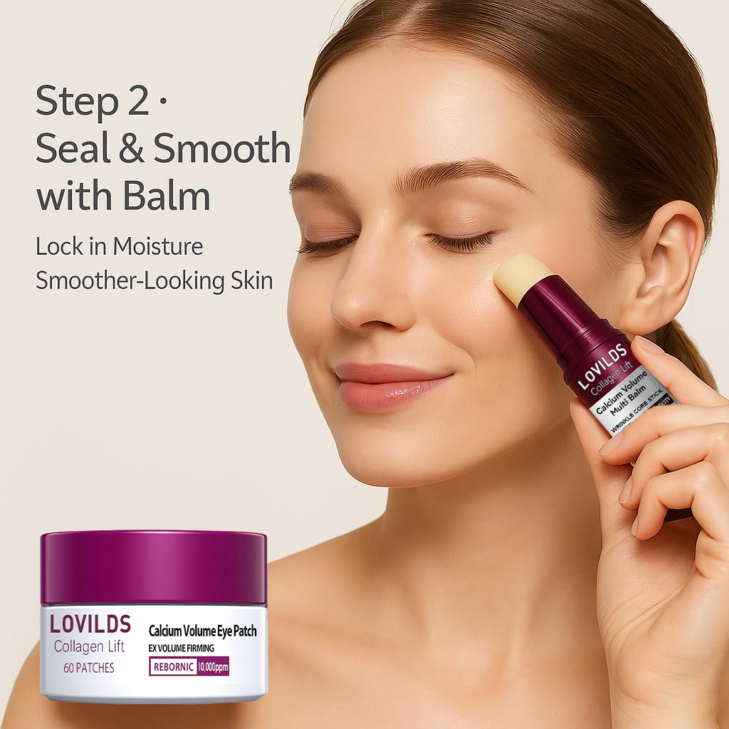 LOVILDSยฎ Collagen Lift Eye Balm Stick + Eye Patch
